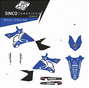 Kit Gráfico Réplica YZ 250 2T  2019