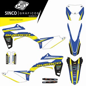 Kit Adesivo 3M Flúor Sherco Factory SHERCO 250