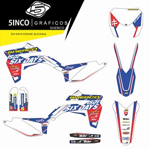 Kit Adesivo 3M Six Days Koside Slovakia SHERCO 300