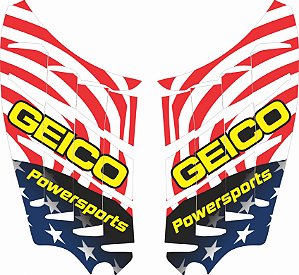 Adesivo de Radiador Para CRF 250 F Nacional - Biker - Geico