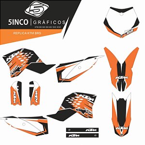 Kit Adesivo 3M  Kit Replica  KTM BRS 50 2015