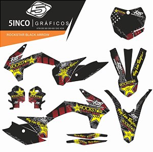 Kit Adesivo 3M  Rockstar Black Arrow KTM 250 SXF 2015