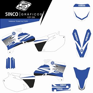 Kit Adesivo 3M  Yamaha Team Factory YZF 250