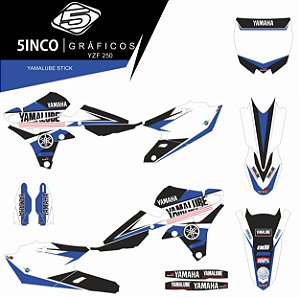 Kit Adesivo 3M  Yamalube Stick YZF 250