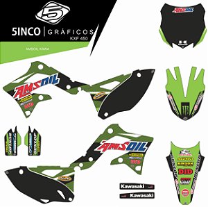 Kit Adesivo 3M Amsoil Kawasa KXF 450