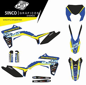 Kit Adesivo 3M  Sixdays Argentina SHERCO 300