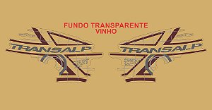 Kit Faixa Adesivo VINIL - Honda Transalp Xl 700v 2011 - Vinho