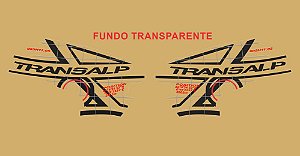 Kit Faixa Adesivo VINIL - Honda Transalp Xl 700v 2011 - Preto