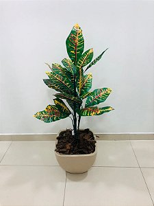 Planta Artificial Jiboia X3 Com Vaso