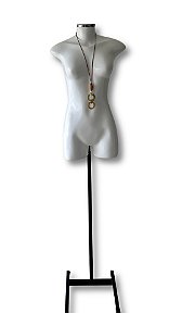 Jô Perninha Branco - C/ Pedestal Preto Simples