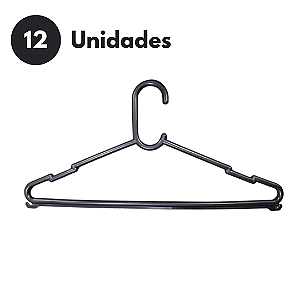 Cabide C Fino (12 unidades)