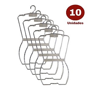 Cabide Silhueta em Acrílico - KIt 10 Unidades