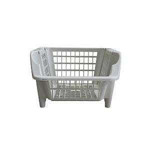 Cesto Organizador Médio Branco - 01 Unidade