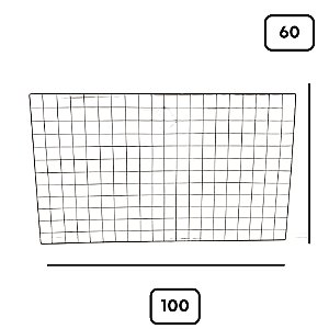 Tela Aramada 60x100