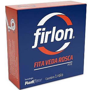 FITA VEDA ROSCA 18MM X 50 METROS FIRLON