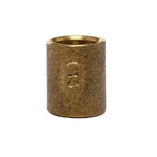 Luva de Latão Simples 15mm – Sem Anel