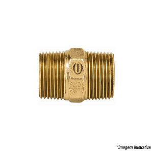 Niple Bronze Rosca x Rosca  3/4" - 602  - Eluma