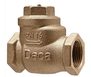 Válvula de Retenção Horizontal 49 1” BSP DV Metal Deca