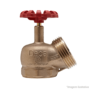 Registro de Globo H97 para Incêndio 2.1/2” BSP 45G Deca