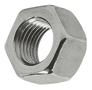 Porca Sextavada Torneada Zincada 3/8"