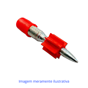 Pino de Aço com Rosca – Ação Indireta 1/4" x 27x11mm Âncora