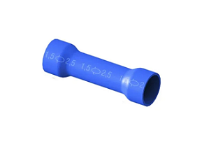 Terminal Elétrico 1,5A 2,5mm Luva Azul LEP-22 - Intelli