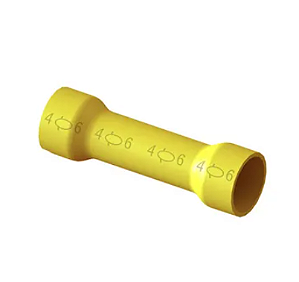 Terminal Luva 4,0 a 6,0 mm Amarelo LEP-23 – Intelli
