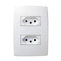 Conjunto Tomada de Fone Telebras RJ11 2F – Pial (Código 663172)