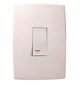 PULSADOR CAMPAINHA COM LUZ BRANCO 611122 PIALPLUS PIAL