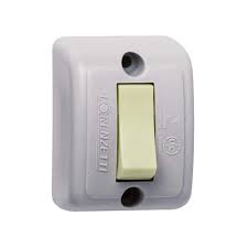 Interruptor 10A Externo Cinza – Lorenzetti 1063