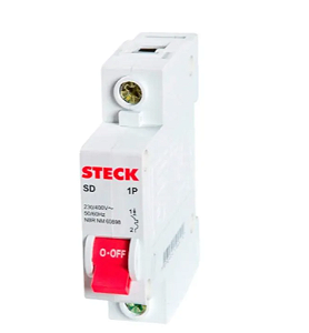 Disjuntor Steck SDD61 04A 1P Curva C 3kA