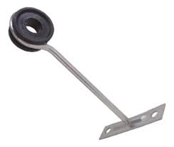 Isolador Simples com Chapa de Encosto DR-023E – Altura 50mm