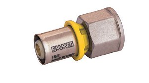 CONECTOR FÊMEA PARA GÁS 1/2"X16MM 28125000 EMMETI