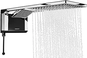 Chuveiro Acqua Duo 7800W 220V Preto e Cromado 7510104 Lorenzetti
