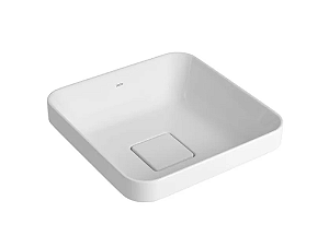 Cuba de Sobrepor Quadrada de 30cm L.21030.17 Branco Deca