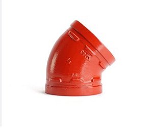 Curva Ranhurada 45° TG120 2.1/2" (76)