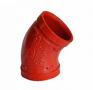 Curva Ranhurada 45° TG120 2.1/2" (73)