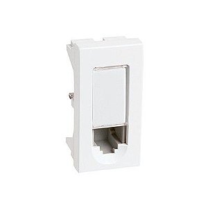 TOMADA TELEFONE RJ 11 K  4 FIOS PP 615010 1/4 DE VOLTA BRANCO PIAL PLUS LEGRAND