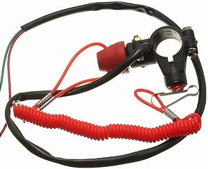 Botão de seguranca corta motor Dupla função para motor de popa