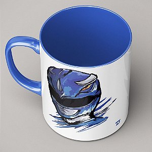 Caneca Power Ranger Azul