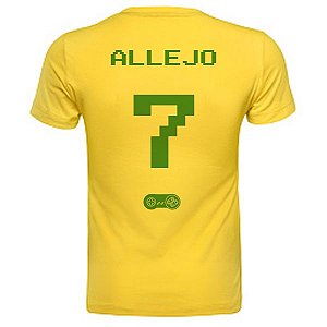 Camiseta Masculina Branca Allejo Jogador Soccer jogos Anos90 - DESIGN  CAMISETAS - Camiseta Masculina - Magazine Luiza