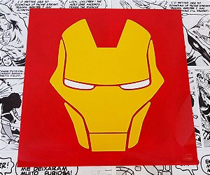 Quadro Homem de Ferro 3D