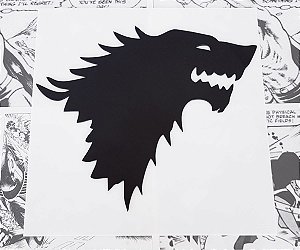 Quadro 3D Game of Thrones casa Stark