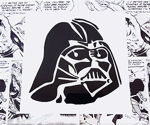 Quadro 3D Darth Vader Star Wars