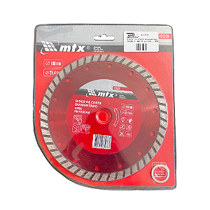 Disco De Corte Diamantado Turbo D 180 X 25,4mm MTX