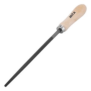 Lima 8" Bastarda Redonda C/Cabo de Madeira MTX