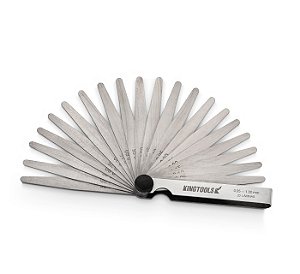Calibre de Folga 05-1mm (20 Lâminas) Digimess