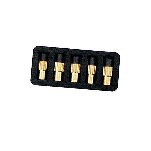 Pedra Para Centelhador Tipo Concha (5 Peças) Carbografite