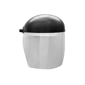 Protetor Facial Evolution Incolor 8" Com Catraca Carbografite