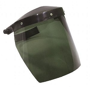 Proteto Facial Policarbonato Verde 8" S/C Carbografite